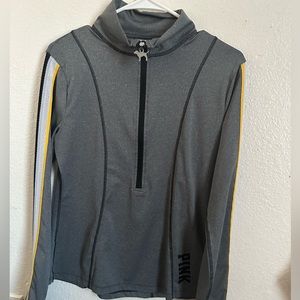 WOMENS M Pink half zip jacket